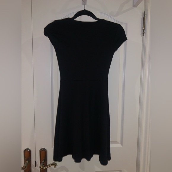 Urban Outfitters Skater Dress, Black, Button front detail - Picture 2 of 2